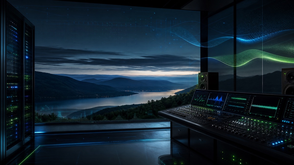 Hudson Valley blended with high-tech production visuals